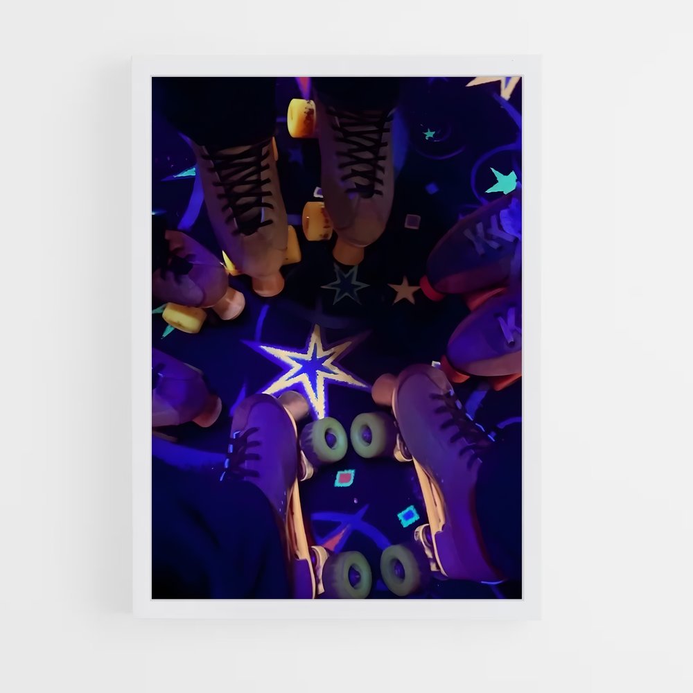 Poster Étoiles en Roller (vue 3)